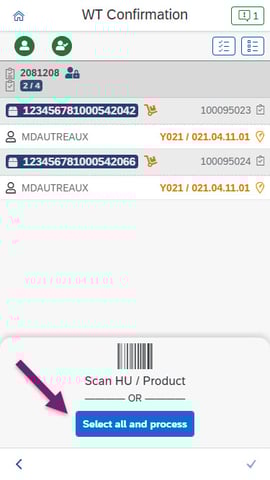 Dépose simultanée
